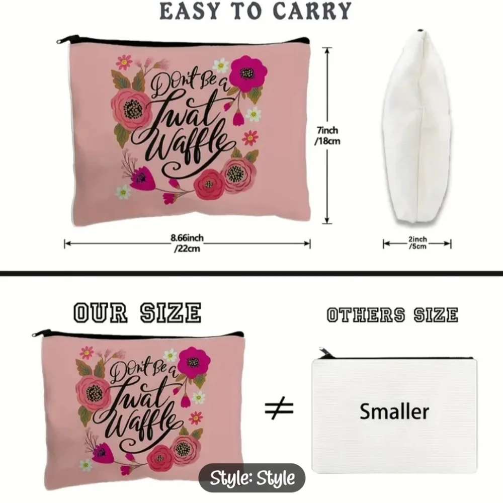 Tw@t waffle Cosmetic Case
